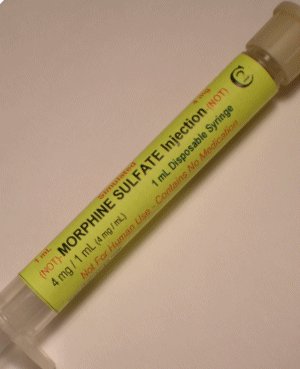 Simulated Morphine Sulfate (4mg/mL) Preload Syringe (5 syringes/